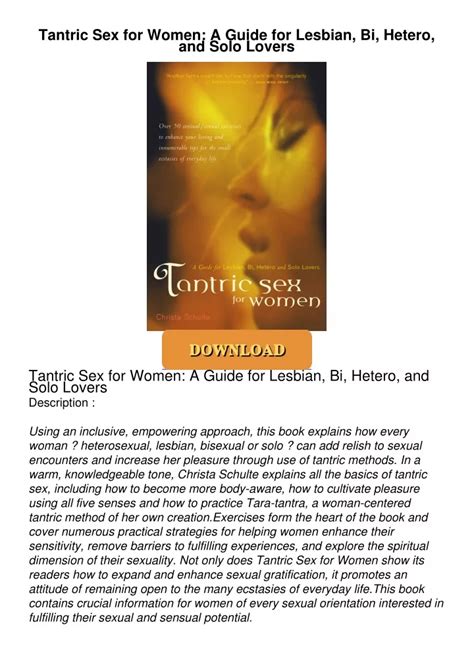 lesbian tantra|Tantric Sex for Women: A Guide for Lesbian, Bi, Hetero, and Solo .